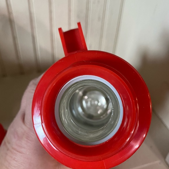 Vintage Aladdin black and red diamond thermos, winter, Christmas, farmhouse - Picture 7 of 8